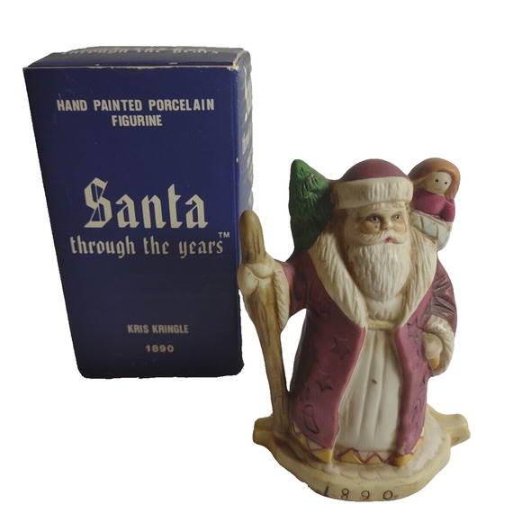 Santa Claus Through The Years Collection Christmas Ornament Kris Kringle 1890 - Picture 1 of 5